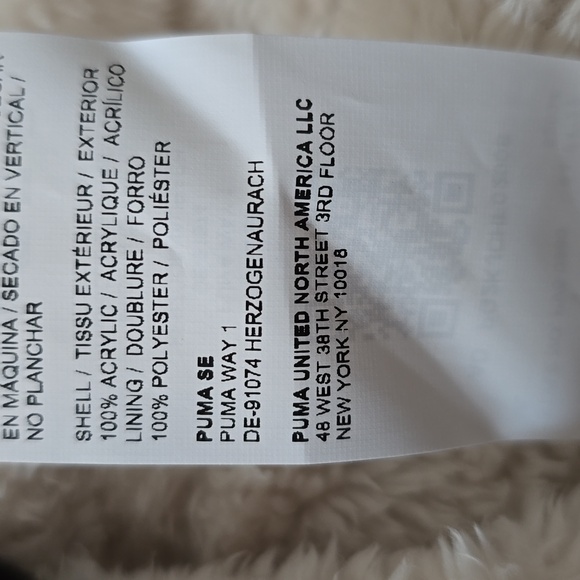 PUMA BRAND SIGNATURE GIRLS YOUTH SIZE BLACK & PINK WINTER STOCKING CAP BEANIE - Picture 5 of 9